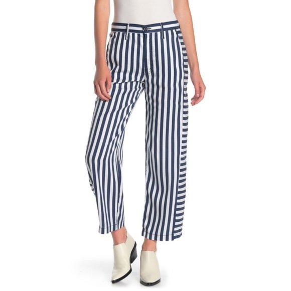 Mother the inset Greaser Jeans Pant Navy Blue Jean - Picture 2 of 12